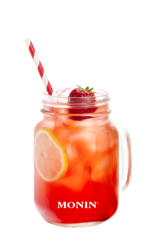Sirop de fraise MONIN - La douceur fruitée des fraises dans votre verre