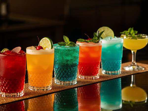 TENDANCE : les cocktails colorés