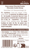 Le Sirop de MONIN Saveur Chocolat Cookie