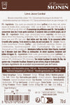 Le Concentré de MONIN Lime Juice Cordial