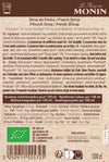 Le Sirop de MONIN Pêche Bio