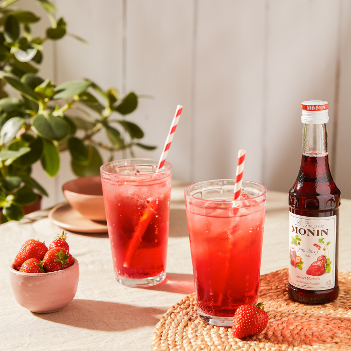 Limonade Fraise + bouteille - Monin France