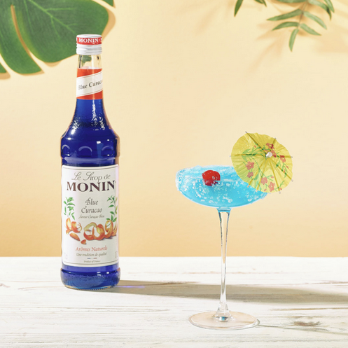 Cari-Blue + bouteille - Monin France