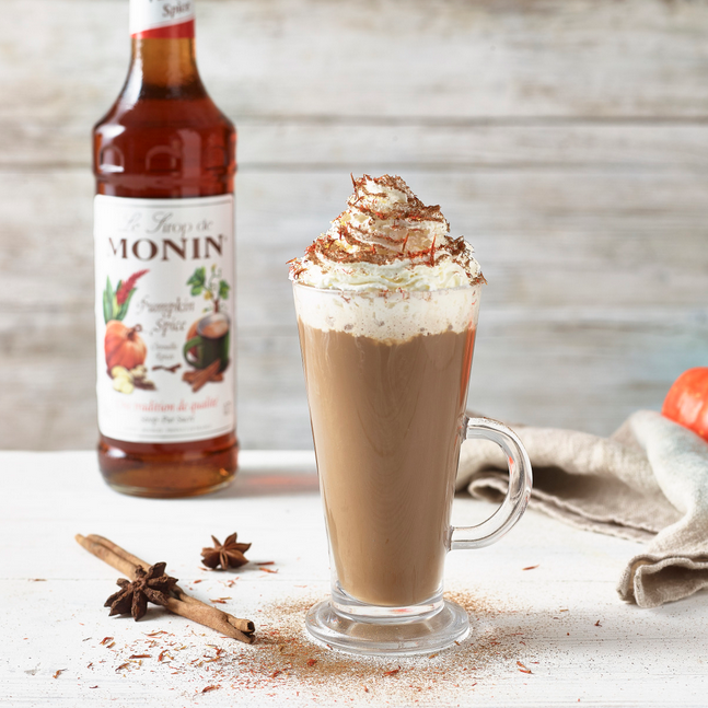 Chocolat Chaud Caramel Citrouille Epicée + bouteille - Monin France