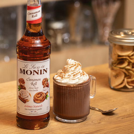 Chocolat Chaud Roulé à la Cannelle + bouteille - Monin France