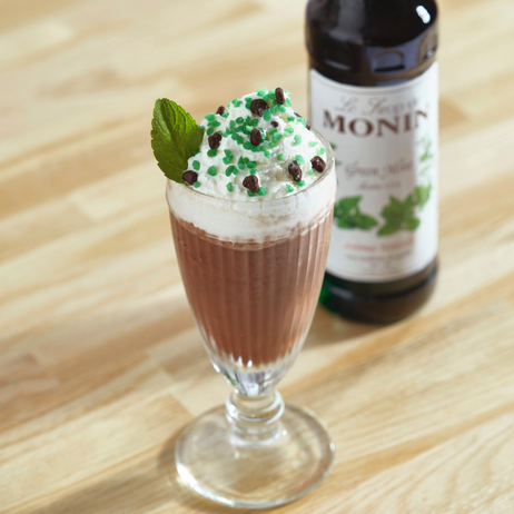 Chocolat Chaud à la Menthe + bouteille - Monin France