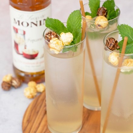Cocktail Pomme Caramel Popcorn - Monin France