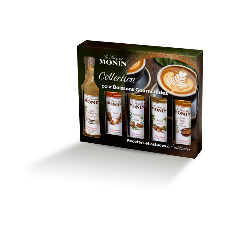Coffret de Sirops pour Boissons Gourmandes - 5x5 cl
