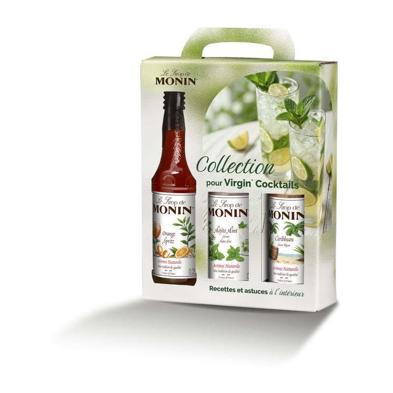 Coffret de Sirops pour Cocktails sans alcool - 3x25cl
