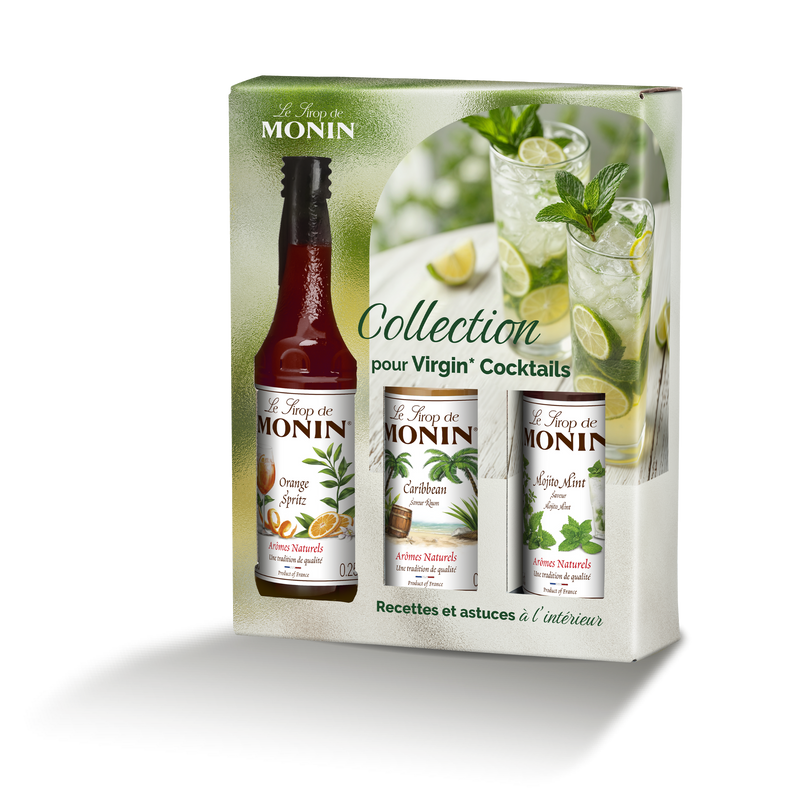 Coffret de Sirops pour Cocktails sans alcool - 3x25cl