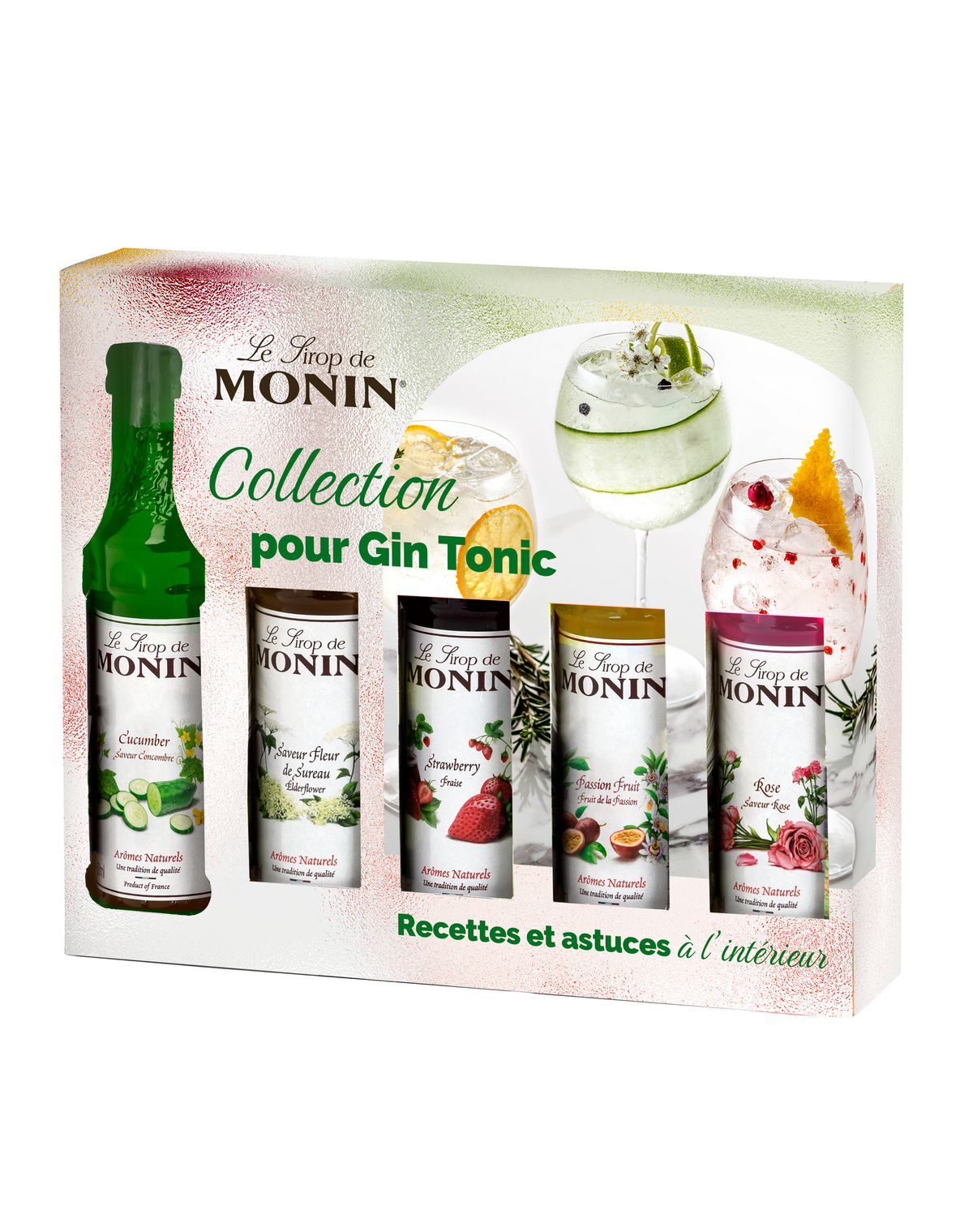 Coffret de Sirops pour Gin Tonic - 5x5 cl - Monin France