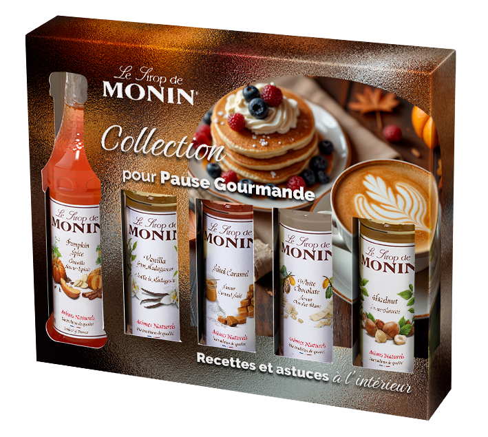Coffret de Sirops pour Pause Gourmande - 5x5 cl - Monin France