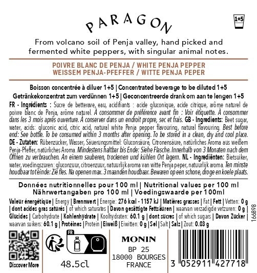 Cordial PARAGON Poivre de Penja