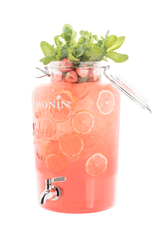 Fontaine Limonade Vintage Fraise Mojito Mint - Monin France