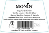La Liqueur de MONIN Vanille 70cl (20%)
