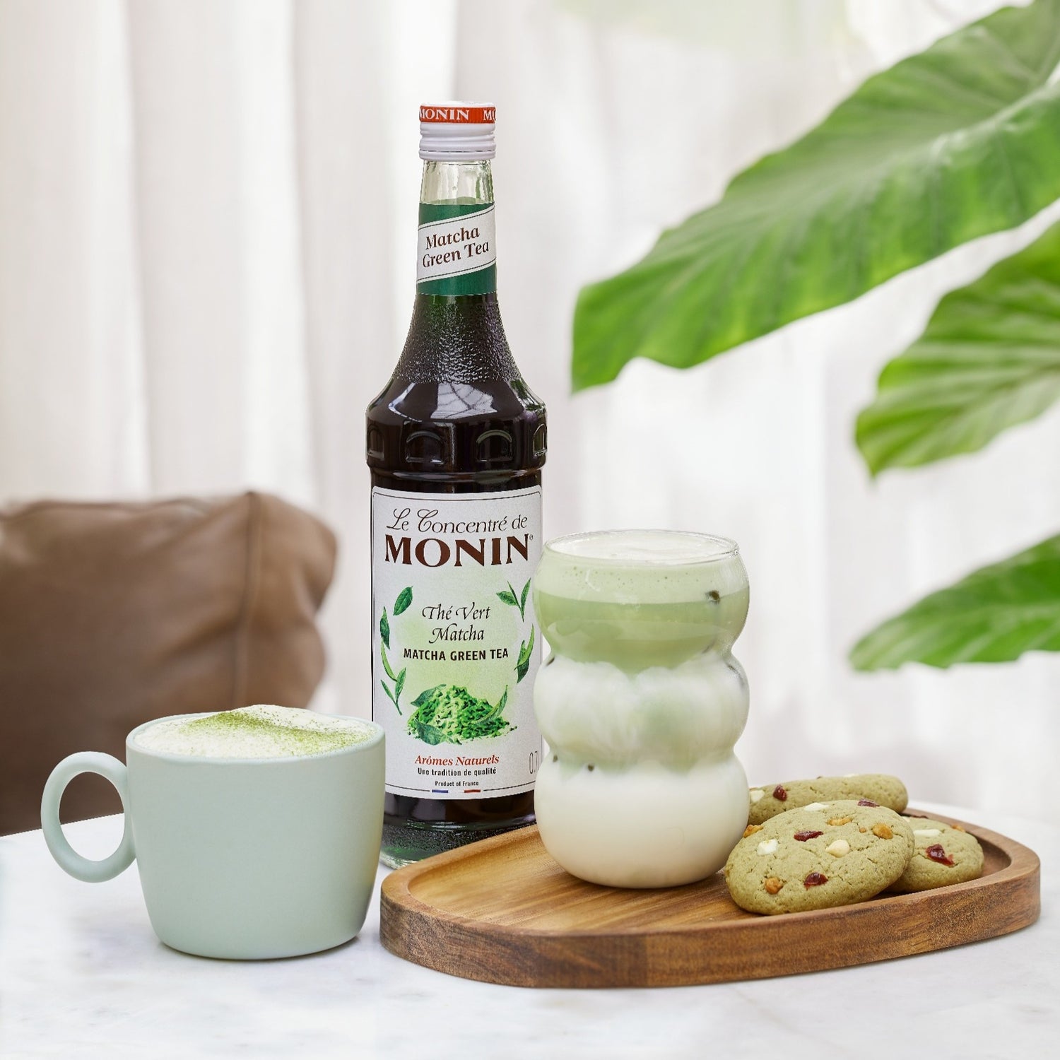 Iced Latte Pistachio Matcha Fontaine - Monin France