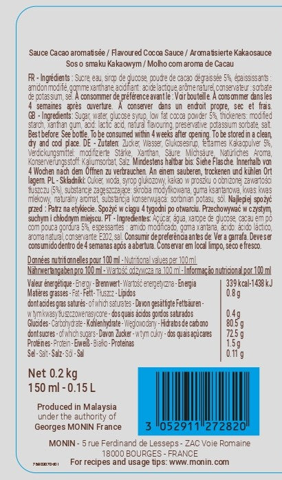 L'Artiste de MONIN Cacao