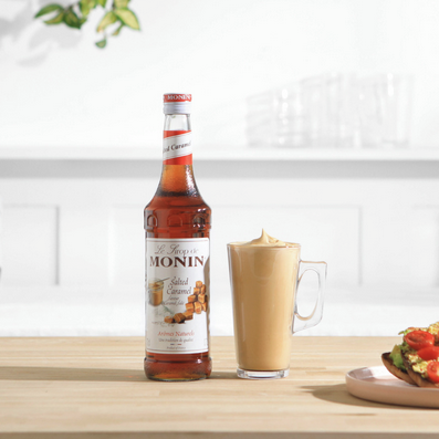 Latte Glacé Caramel Salé + bouteille - Monin France