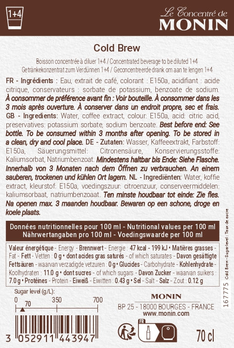 Le Concentré de MONIN Cold Brew
