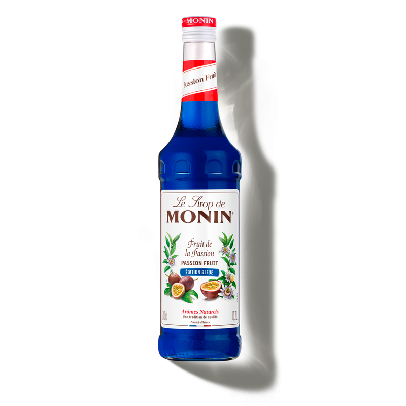 Le Sirop de MONIN Fruit de la Passion Édition Bleu