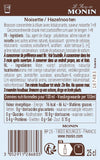 Le Sirop de MONIN Saveur Noisette sans Sucre
