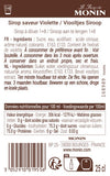 Le Sirop de MONIN Saveur Violette 25cl