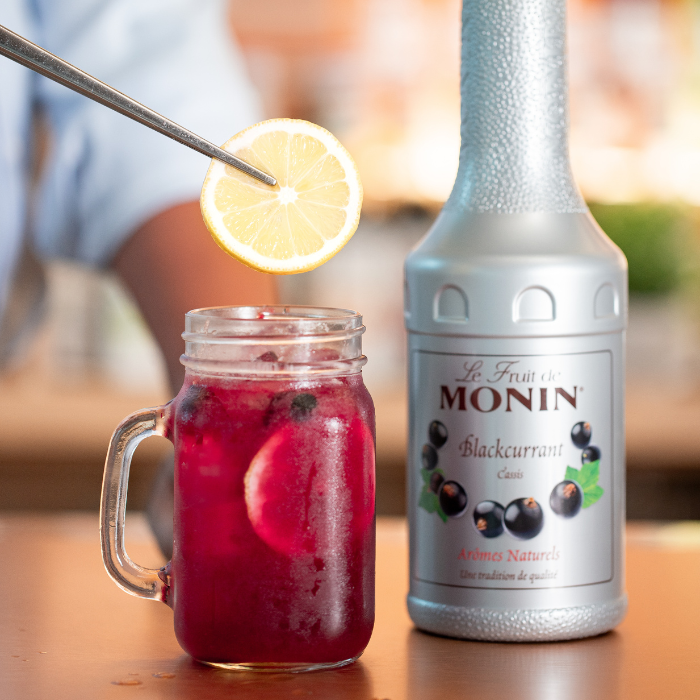 Limonade pétillante Cassis - Monin France