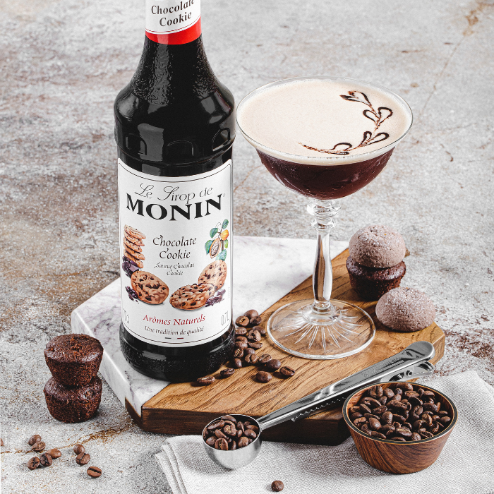 Martini Caramel Chocolat Cookie + bouteille - Monin France