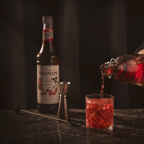 Negroni Cerise Griotte + bouteille - Monin France