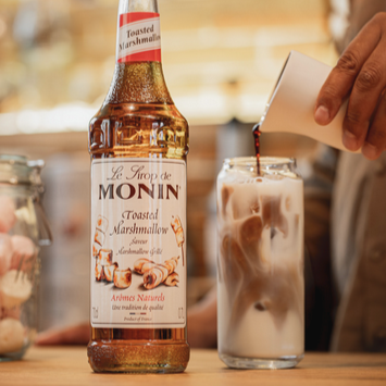 Iced Latte Marshmallow Grillé + bouteille - Monin France