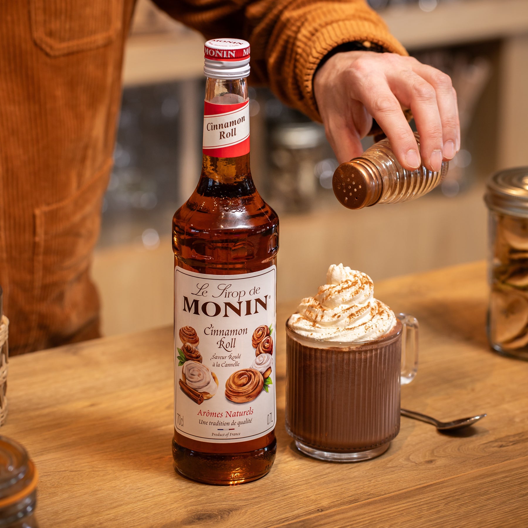 Chocolat chaud Roulé à la Cannelle + bouteille - Monin France