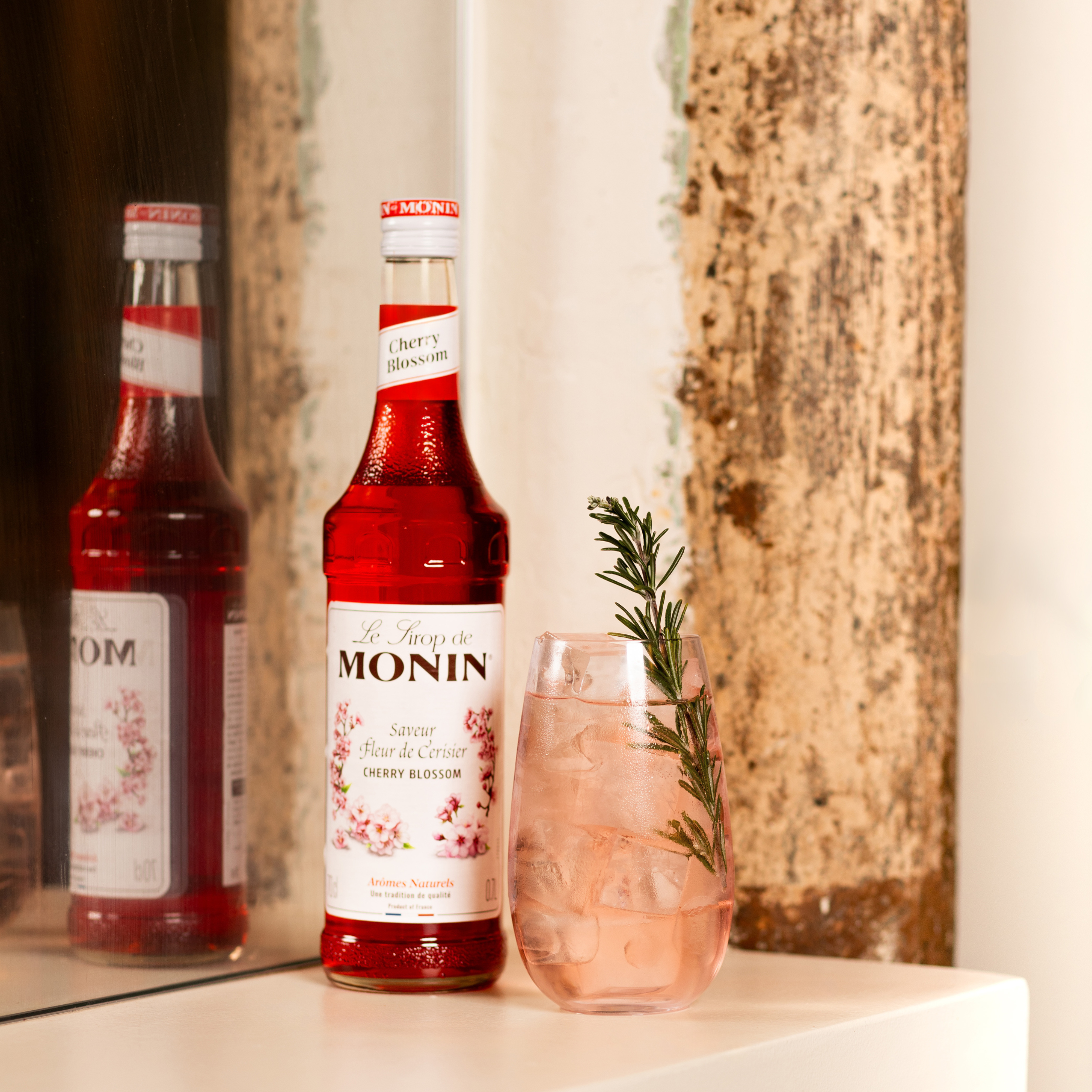 Soda Pêche-Abricot Fleur de Cerisier - Monin France