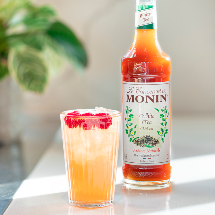 Thé Blanc Glacé Framboise + bouteille - Monin France