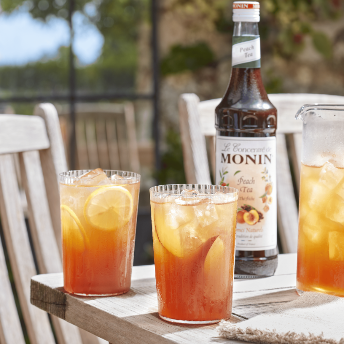 Thé Glacé Pêche Fraise des Bois - Monin France