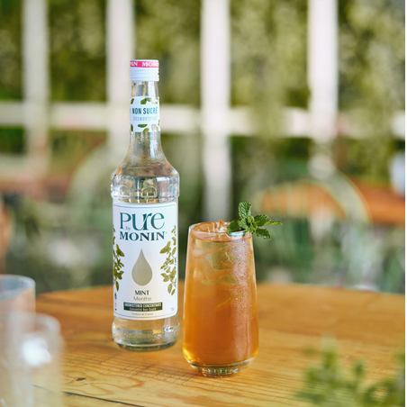 Thé glacé Citron Menthe + bouteille - Monin France