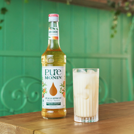 Thé glacé aromatisé Pêche Abricot et coco + bouteille - Monin France