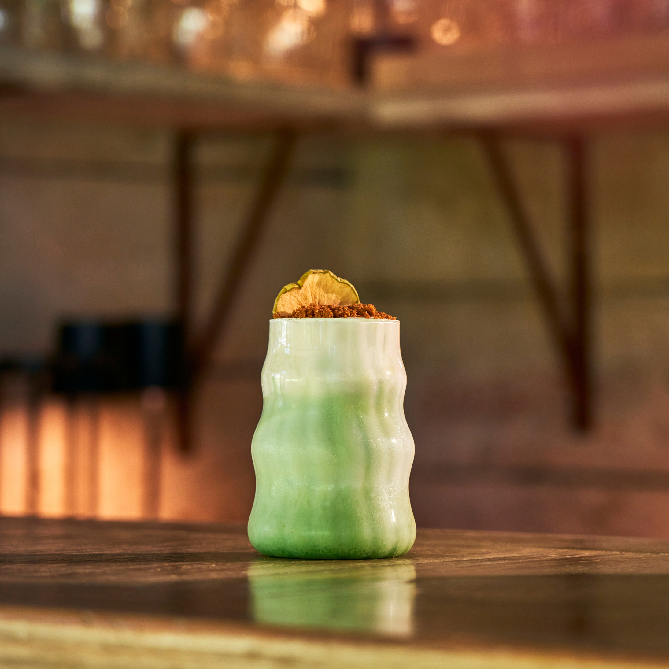 Iced Matcha Tarte aux Pommes