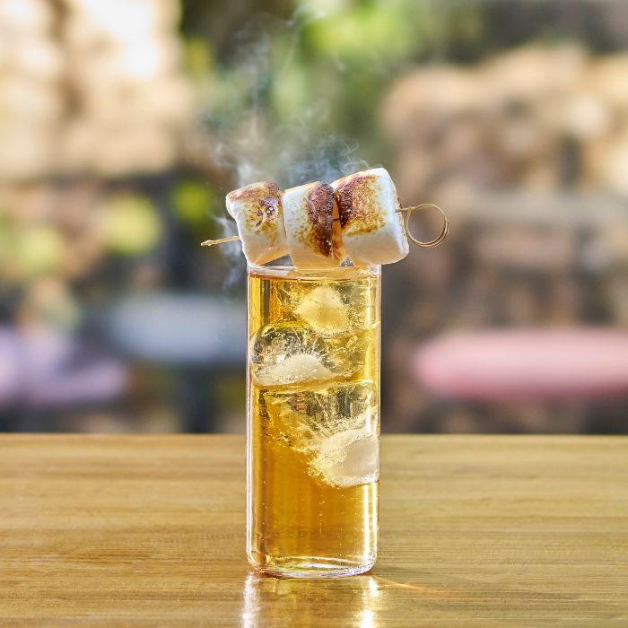 Campfire in a glass