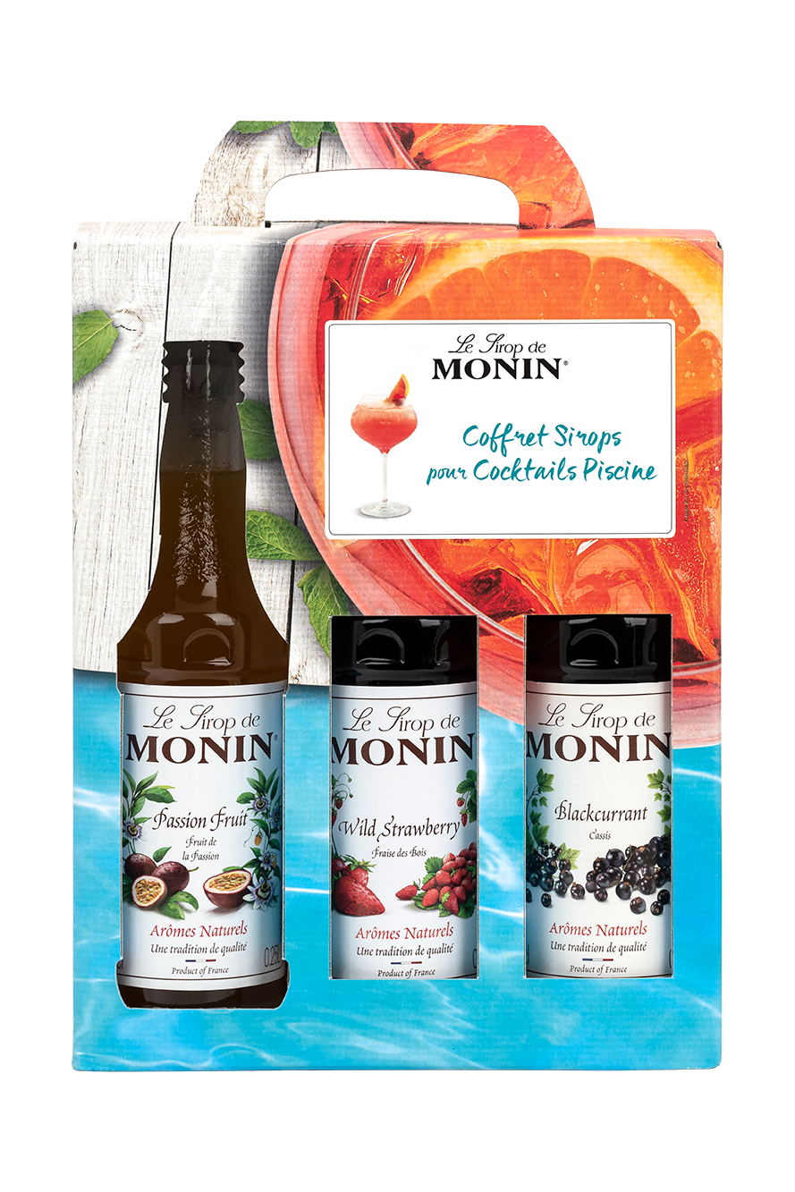 Monin Coffret SIROPS CAFÉS GOURMANDS - 4MURS