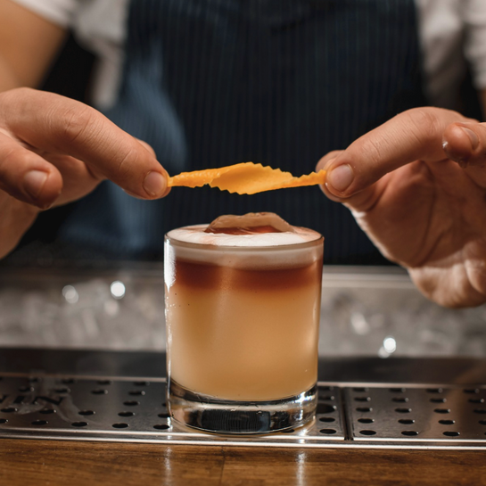 Cognac Sour Crème Brûlée