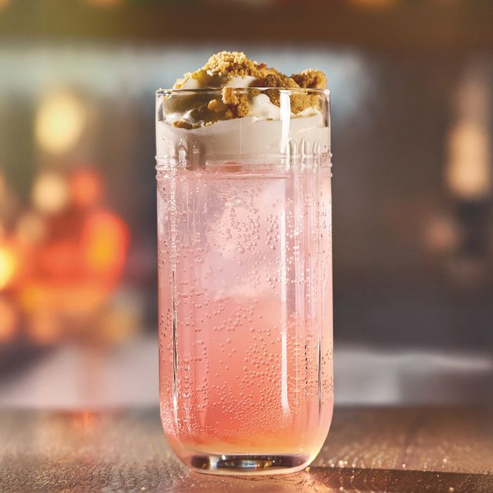 Dirty Rhubarb Crumble Soda