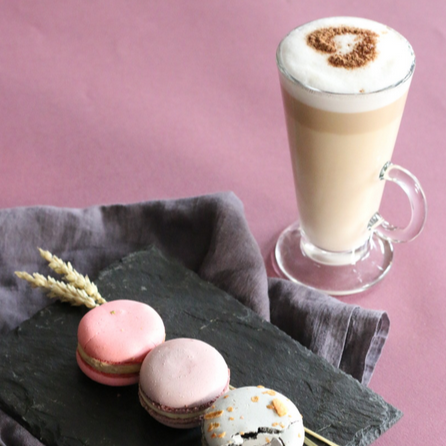 Latte Macaron Mûre