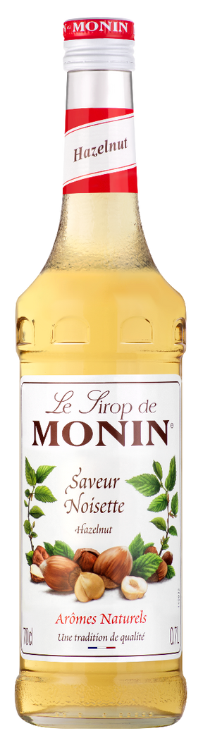 MONIN Sirop de Noisette par 3 pour Café, Cappuccino et Chocolat Chaud -  Arômes Naturels - 25cl